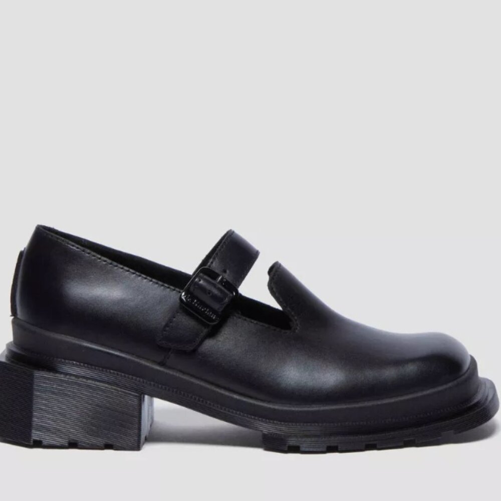 Dr. Marten's Maybole Square Toe Mary Jane Black Shoes Women's 8/ UK 6 / EU 39 - Picture 5 of 9